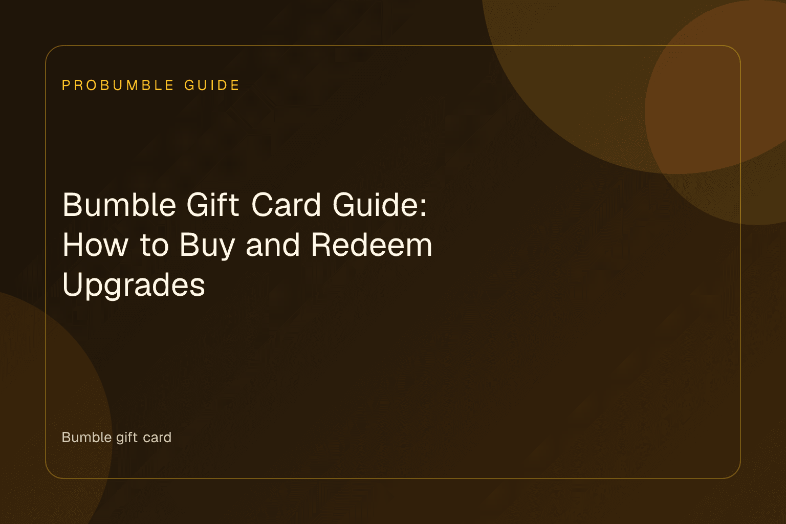Smartphone displaying a digital Bumble gift card voucher redemption screen