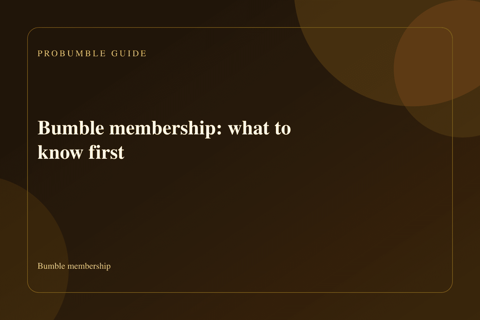 A user comparing Bumble membership options on a mobile dating app