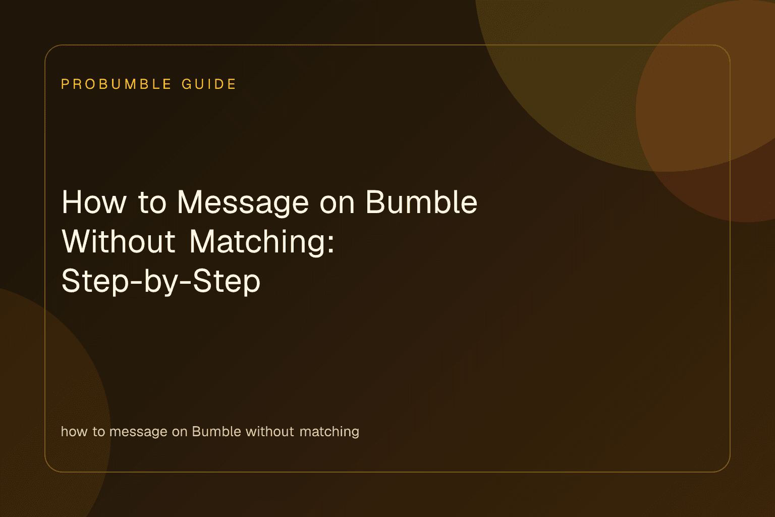 A smartphone displaying how to message on Bumble without matching with a profile compliment