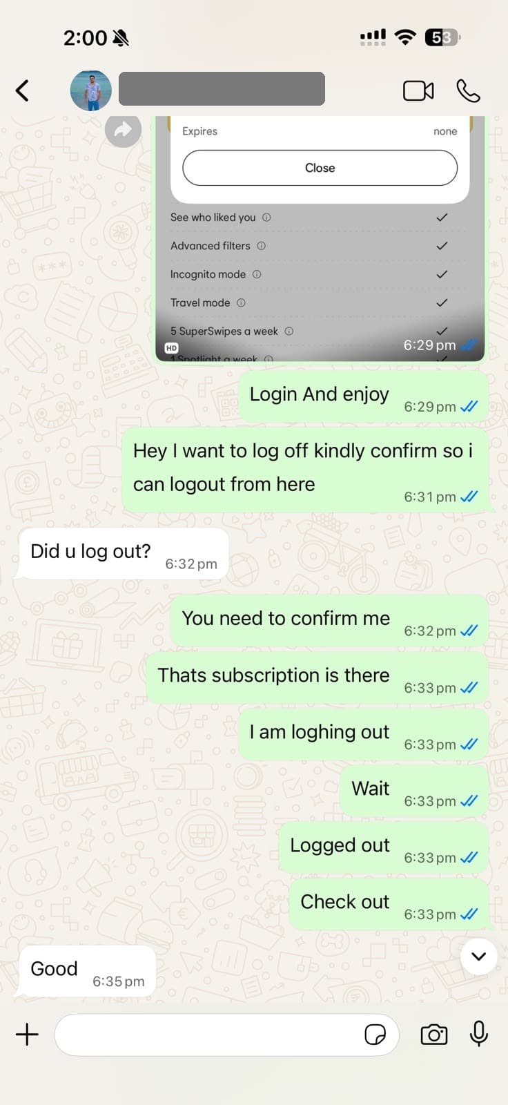 Customer review screenshot 1 — verified ProBumble order