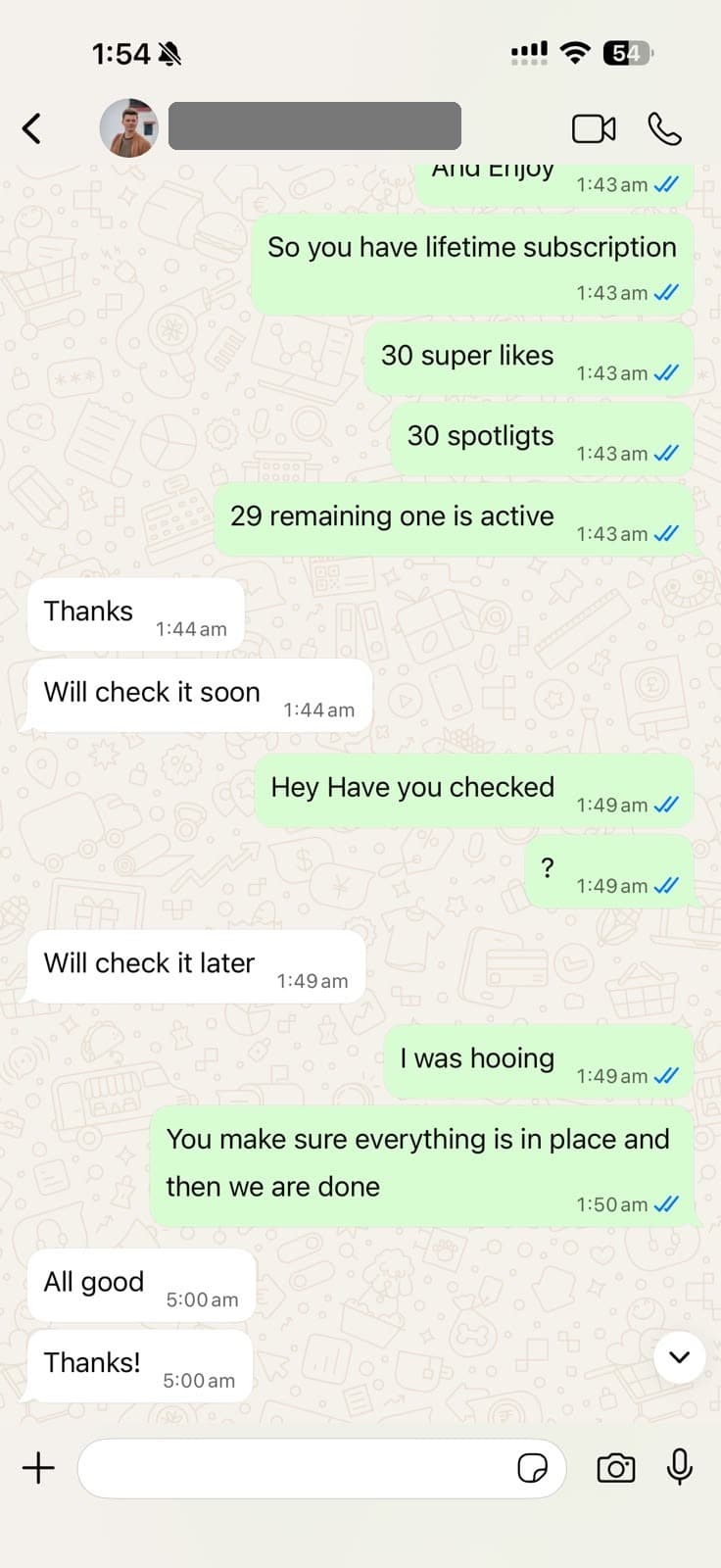 Customer review screenshot 11 — verified ProBumble order
